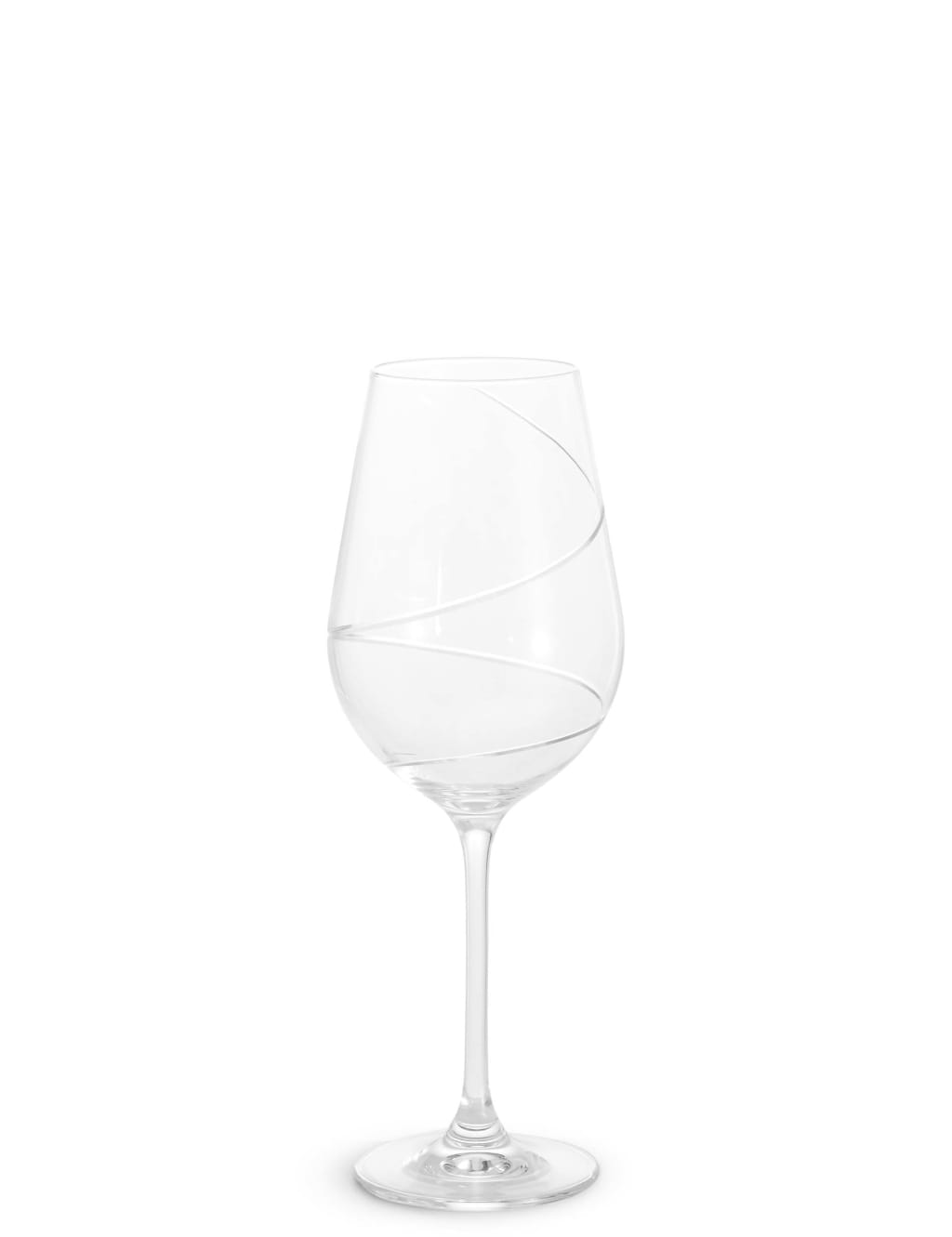 Set of 4 Swirl Red Wine Glasses 1 of 3