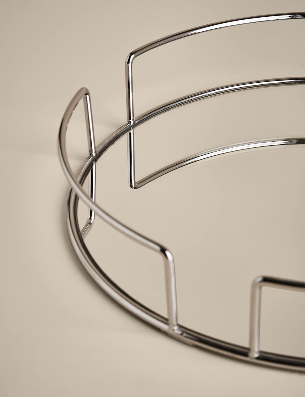 Mirrored Round Tray 2 of 4