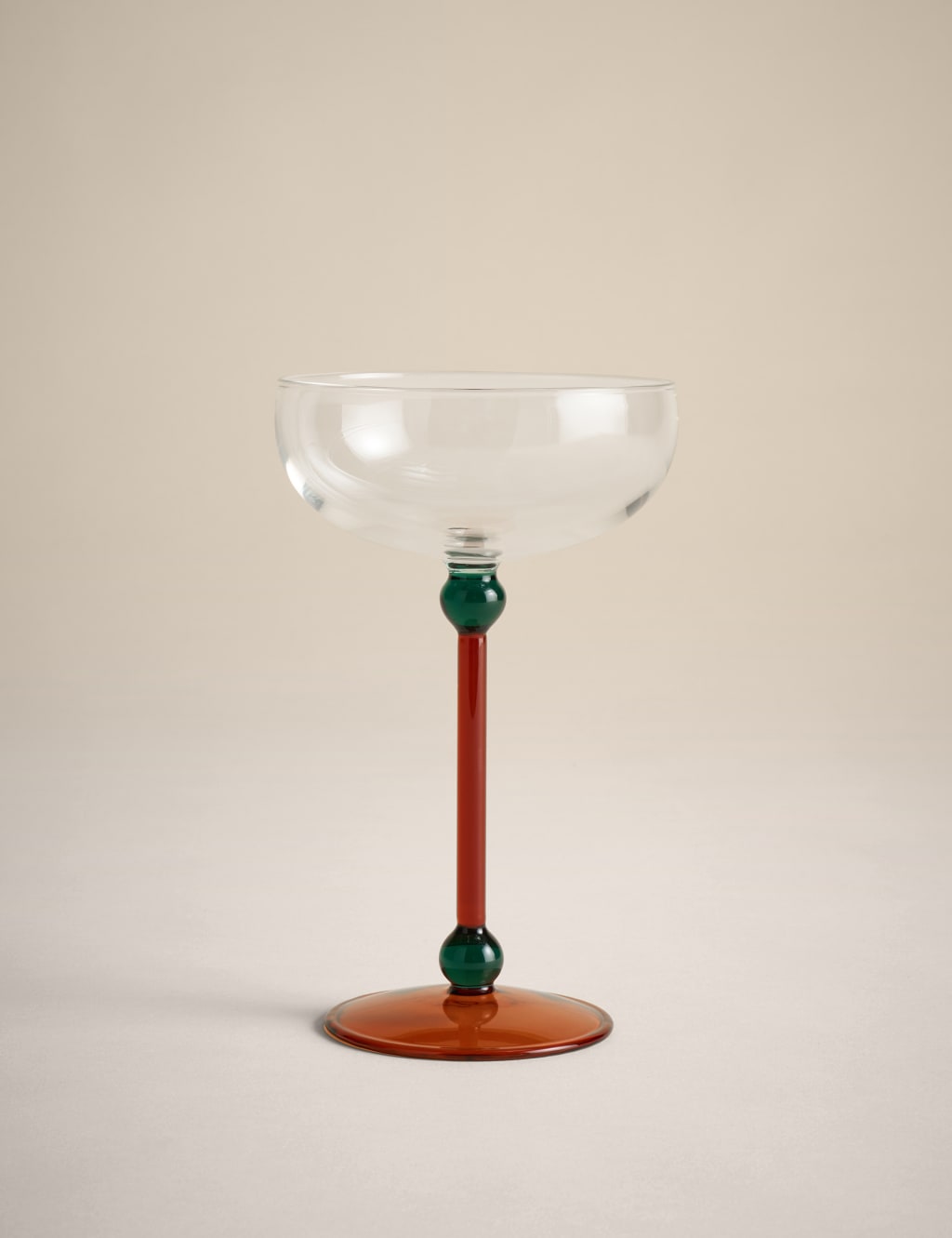 Set of 2 Bobble Contrast Champagne Saucers 5 of 7