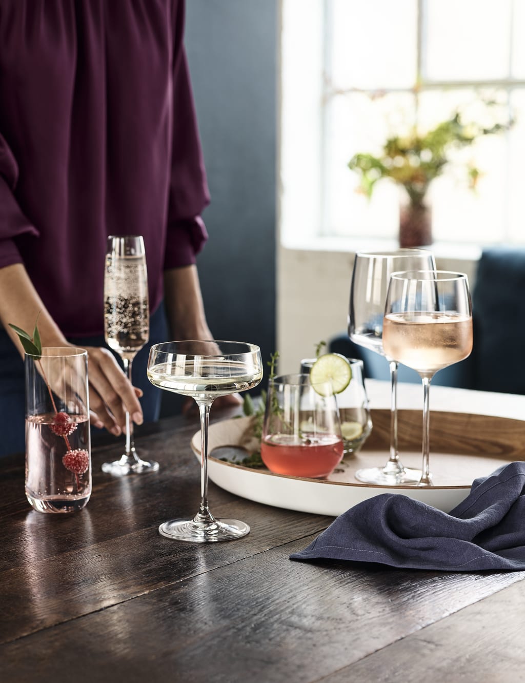 Set of 4 Manhattan Champagne Flutes 5 of 5