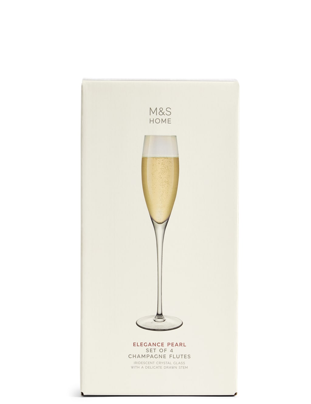 Set of 4 Elegance Pearl Champagne Flutes 3 of 3