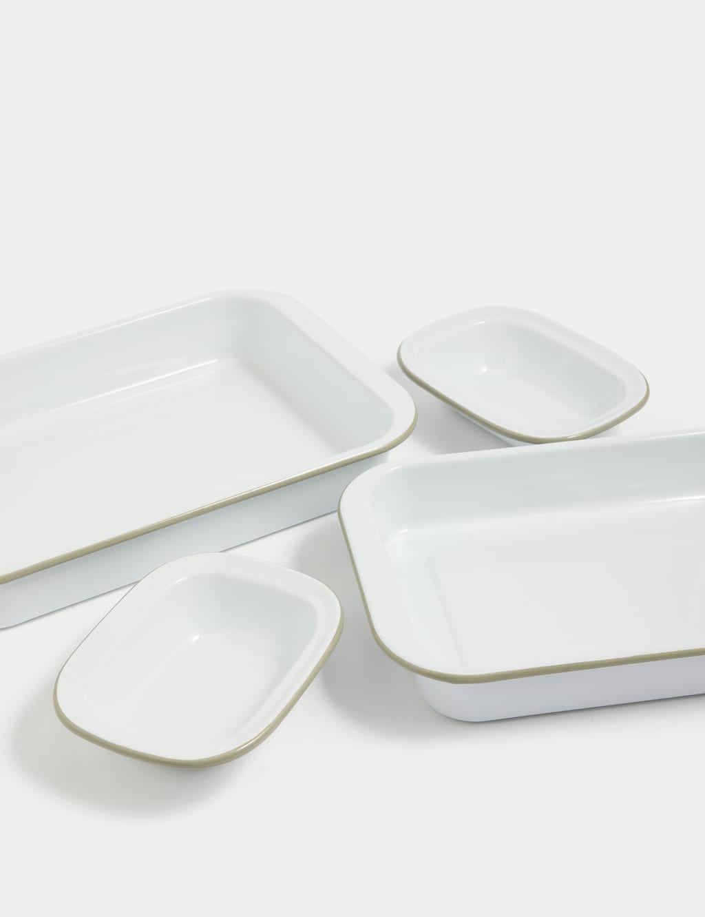 4 Piece Enamel Stacking Oven Trays 2 of 4