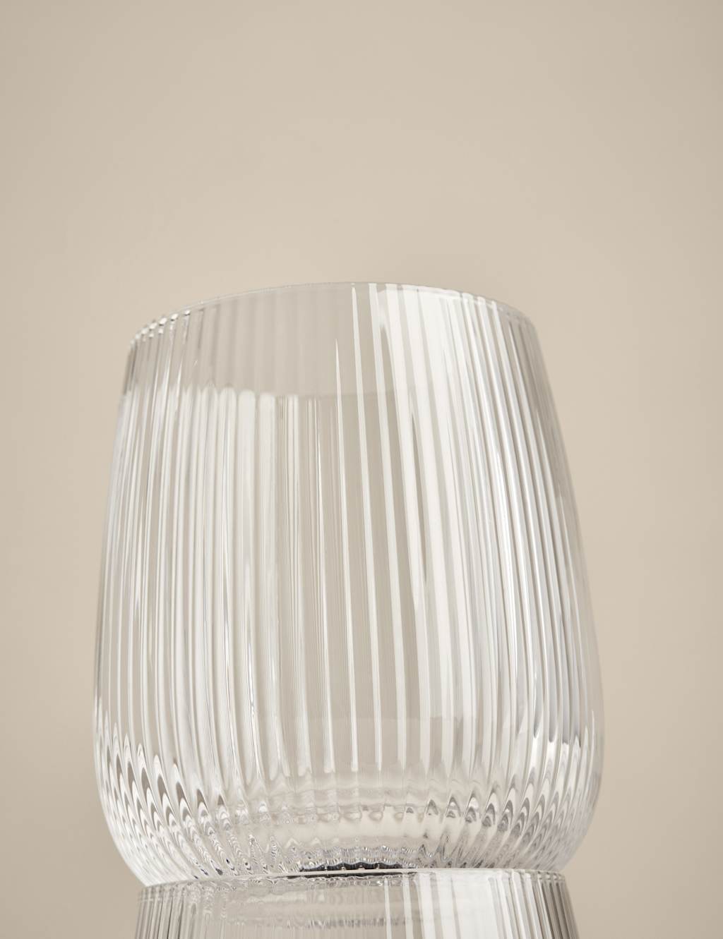 Set of 6 Maxim Optic Ribbed Tumblers 3 of 4