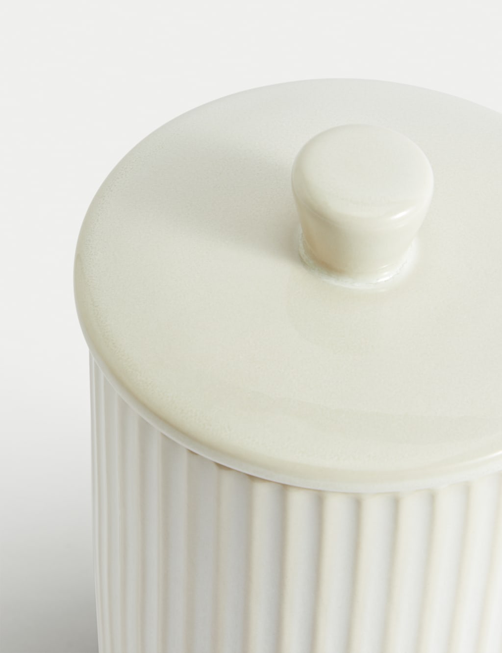 Medium Ribbed Storage Jar 3 of 5