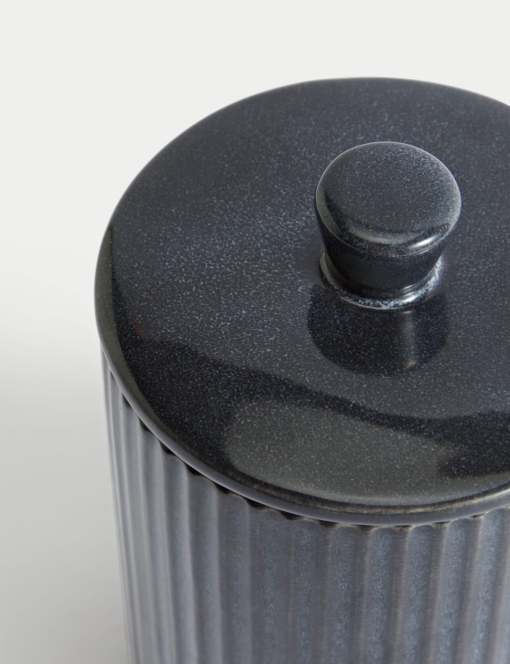 Medium Ribbed Storage Jar 3 of 5