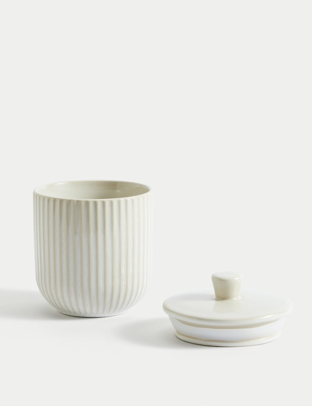 Small Ribbed Storage Jar 2 of 5