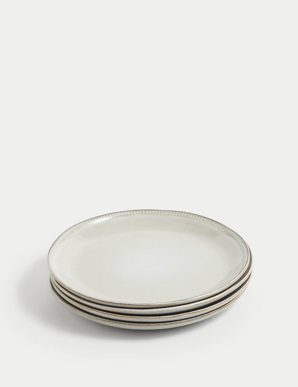 Set of 4 Stoneware Side Plates 3 of 3