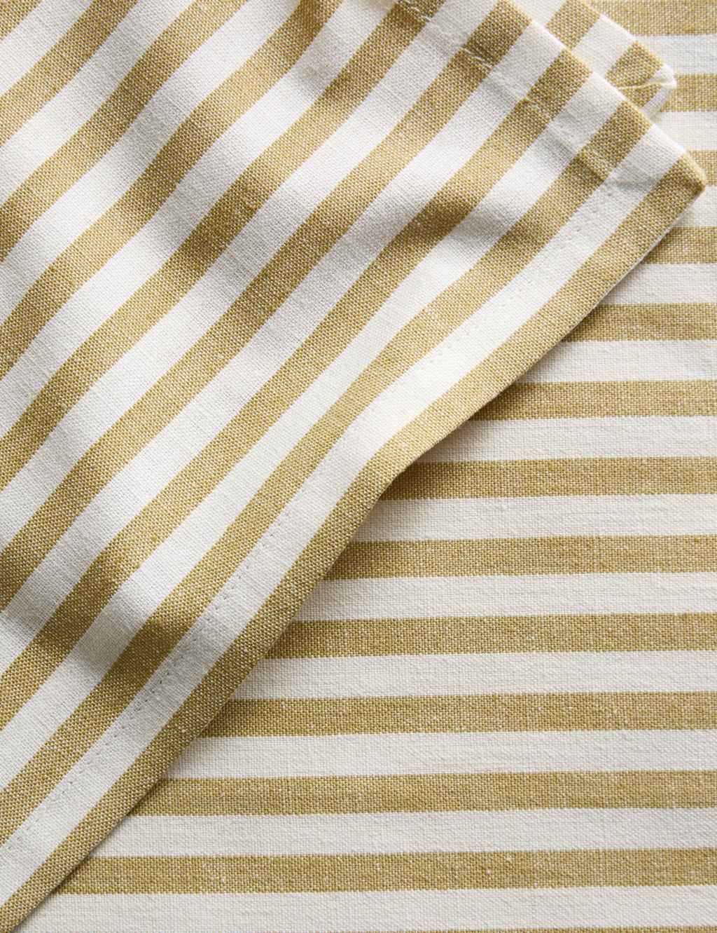 Set of 4 Cotton with Linen Thin Stripe Napkins 4 of 4