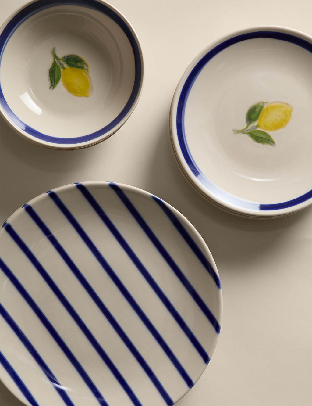 12 Piece Lemon Dinner Set 3 of 5
