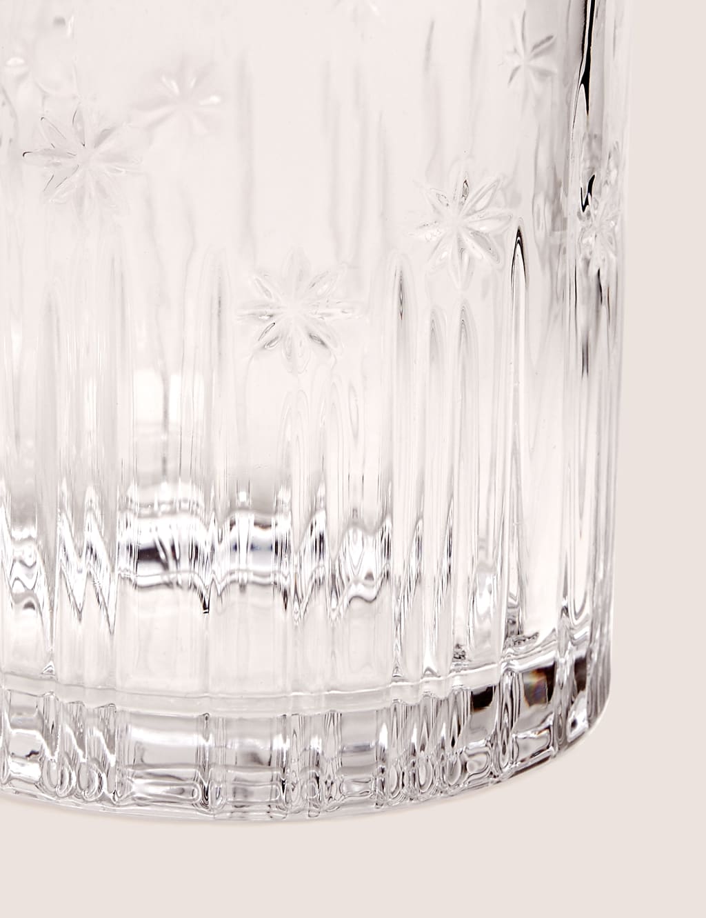Hollywood Pressed Glass Tumbler 2 of 3
