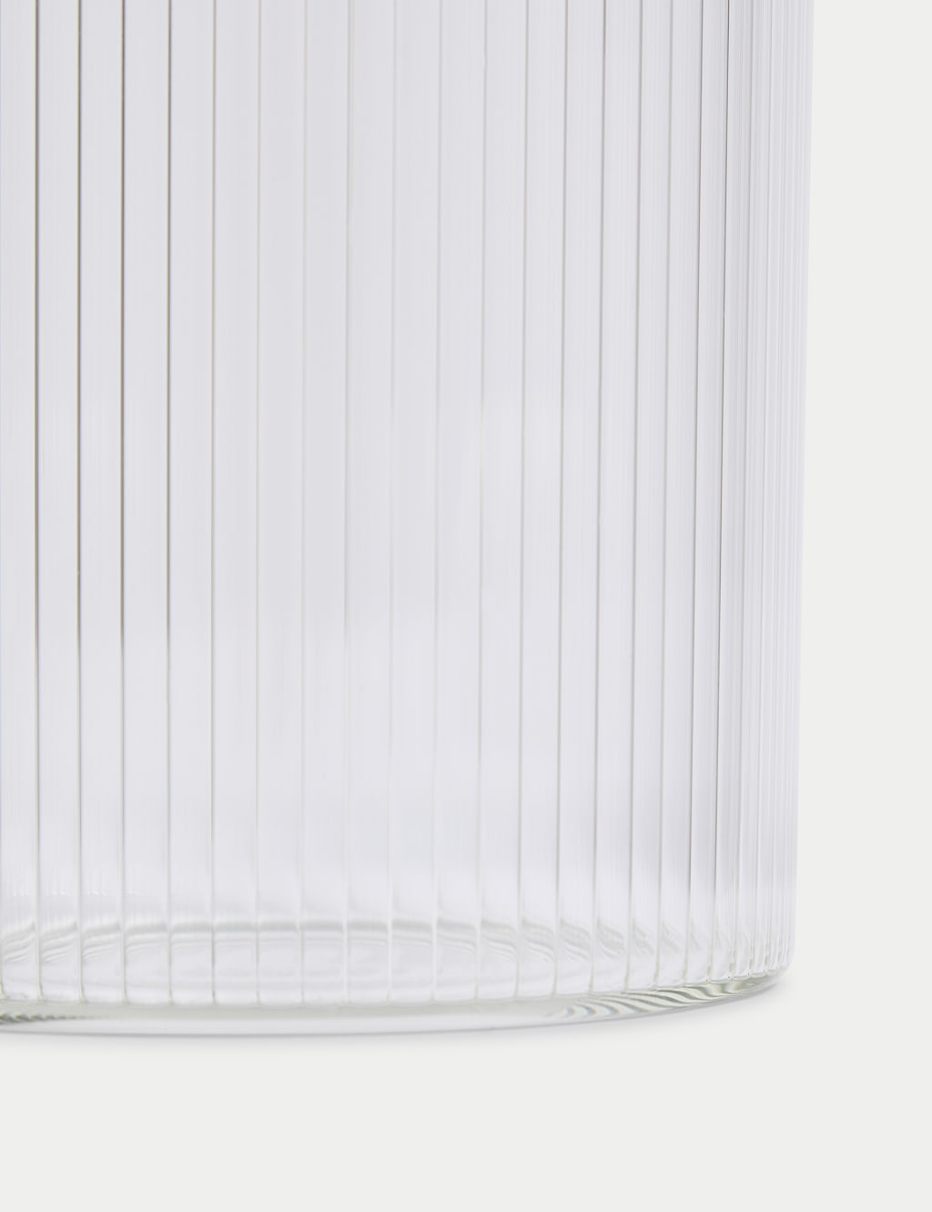 Extra Large Ribbed Glass Storage Jar 3 of 4