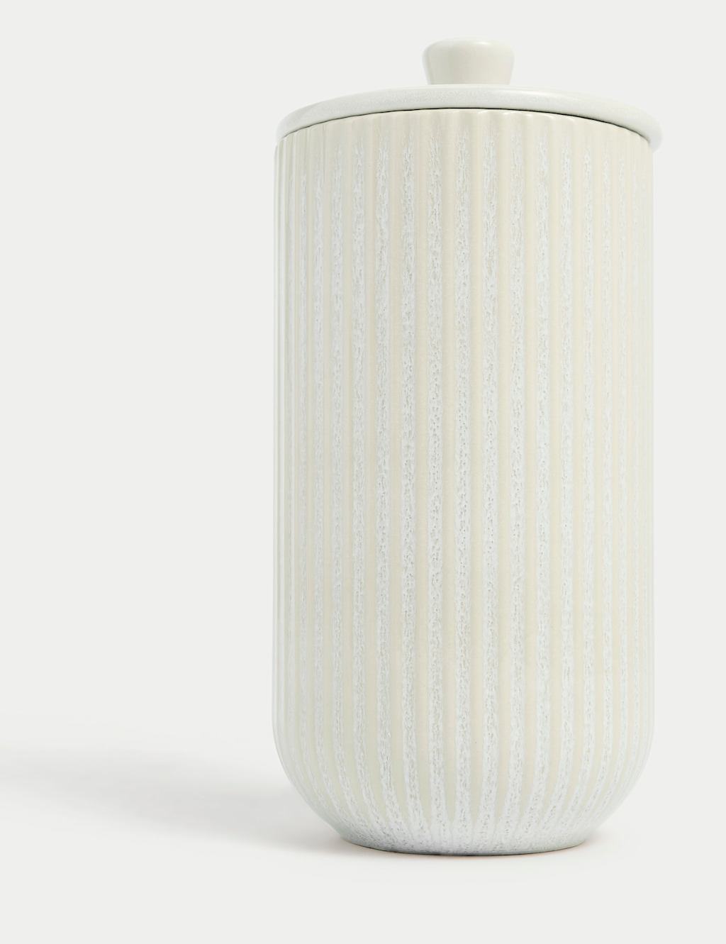 Large Ribbed Glazed Storage Jar 3 of 3