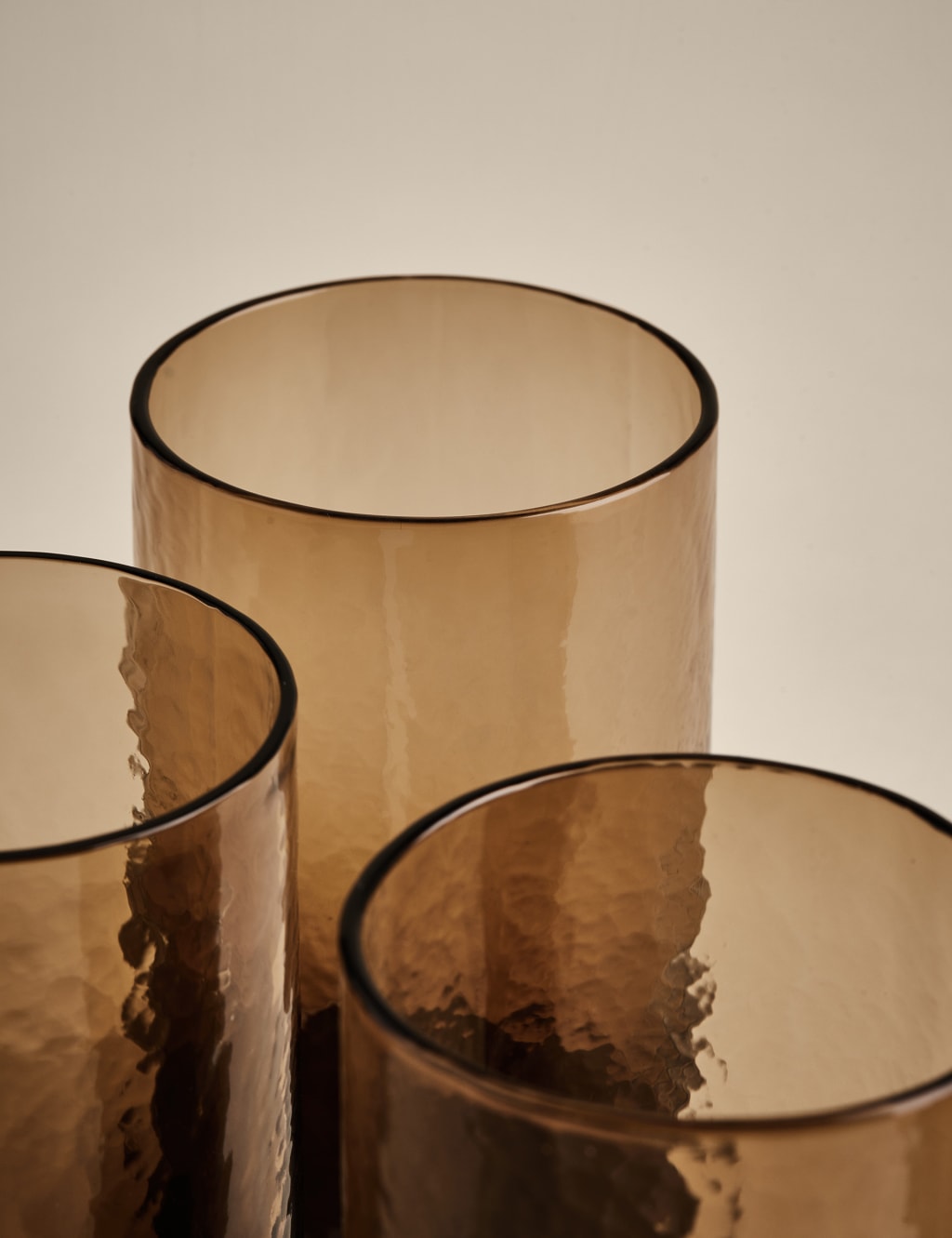 Set of 4 Hammered Hi Ball Glasses 5 of 5