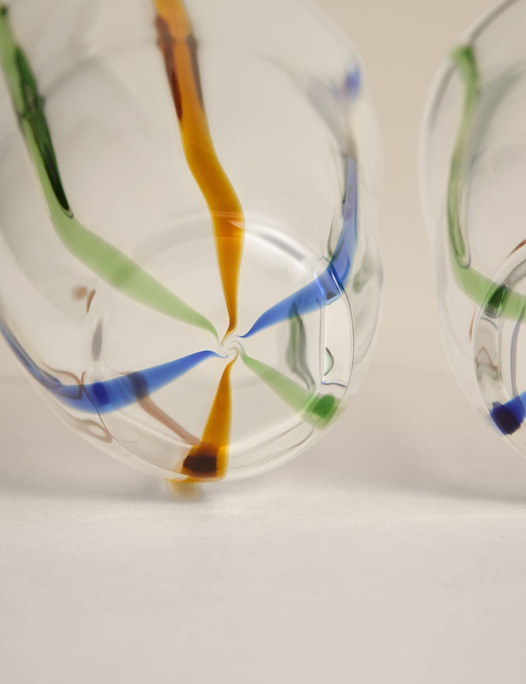 Set of 2 Colour Stripe Hi Ball Glasses 3 of 5