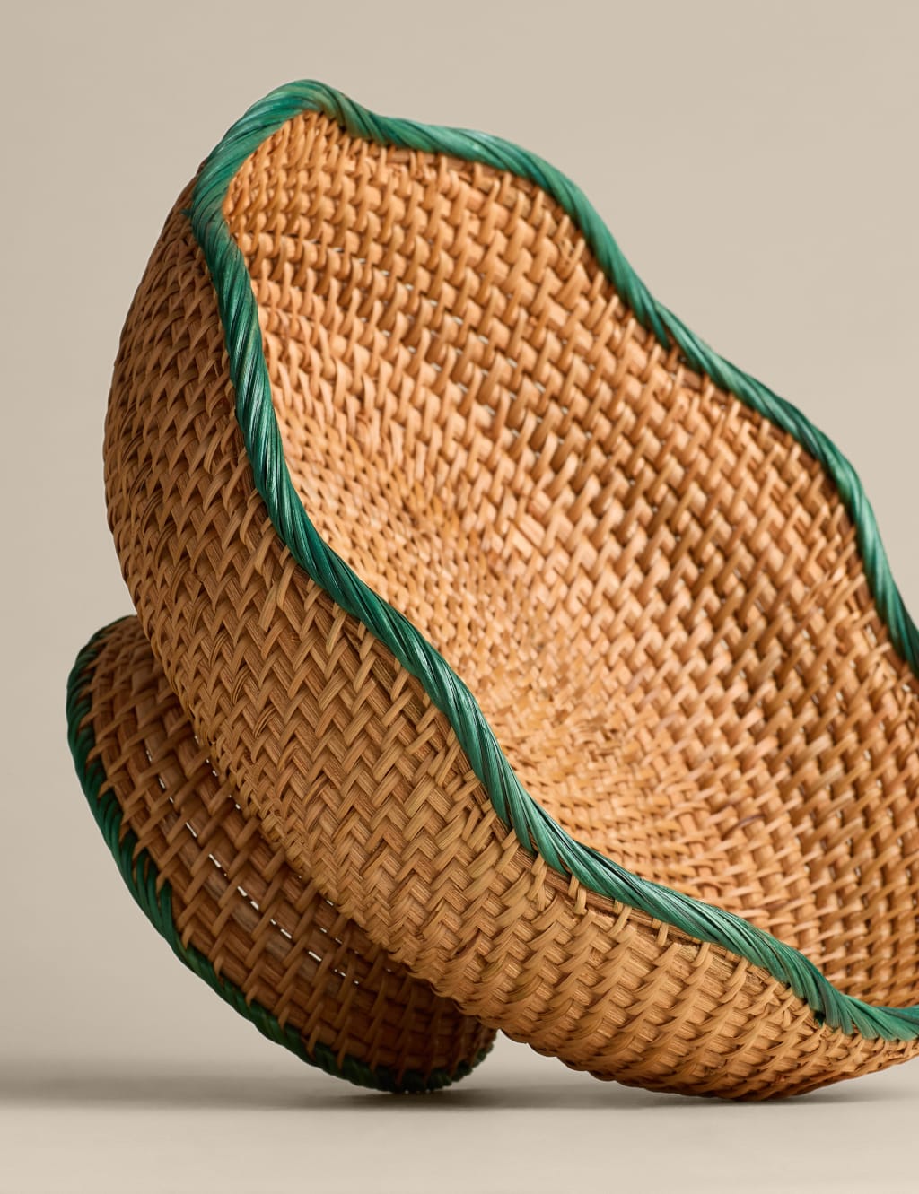 Rattan Footed Bowl 3 of 5
