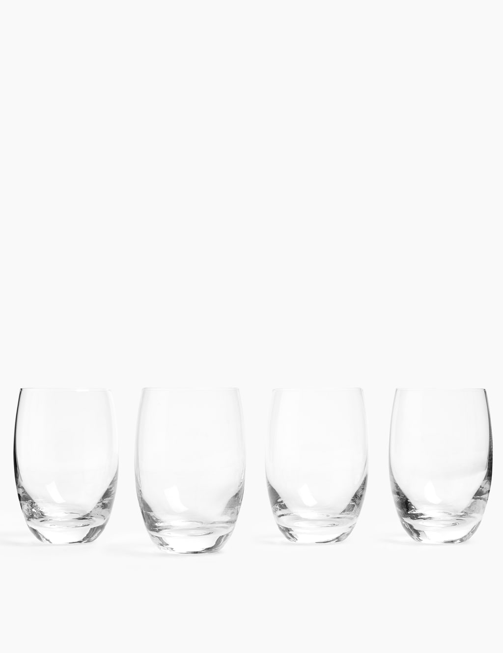 Set of 4 Barrel Highball Glasses 1 of 5