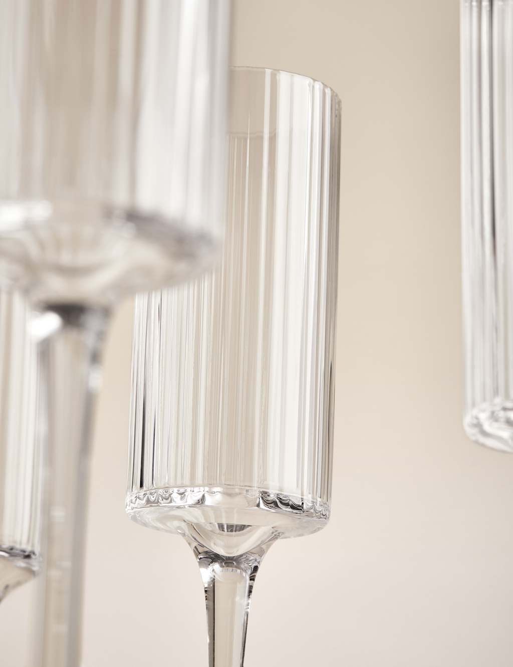 Set of 4 Handmade Celine Champagne Flutes 4 of 4