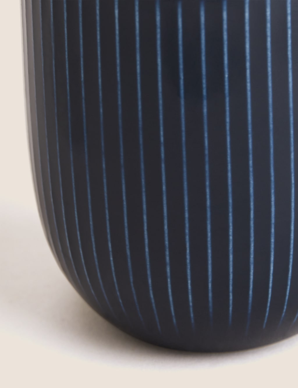 Set of 4 Ribbed Glazed Mugs 4 of 4