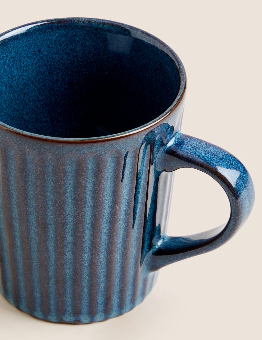 Ribbed Reactive Glaze Mug 3 of 3