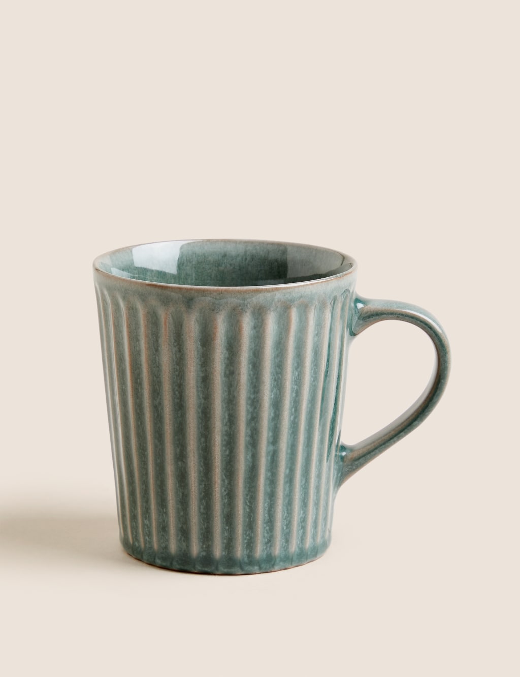 Ribbed Reactive Glaze Mug 1 of 3