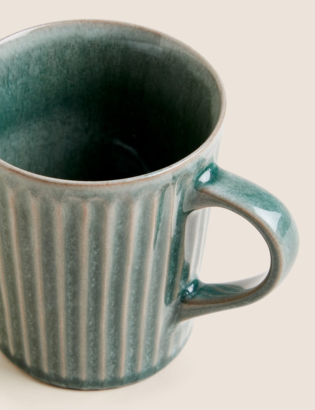 Ribbed Reactive Glaze Mug 3 of 3
