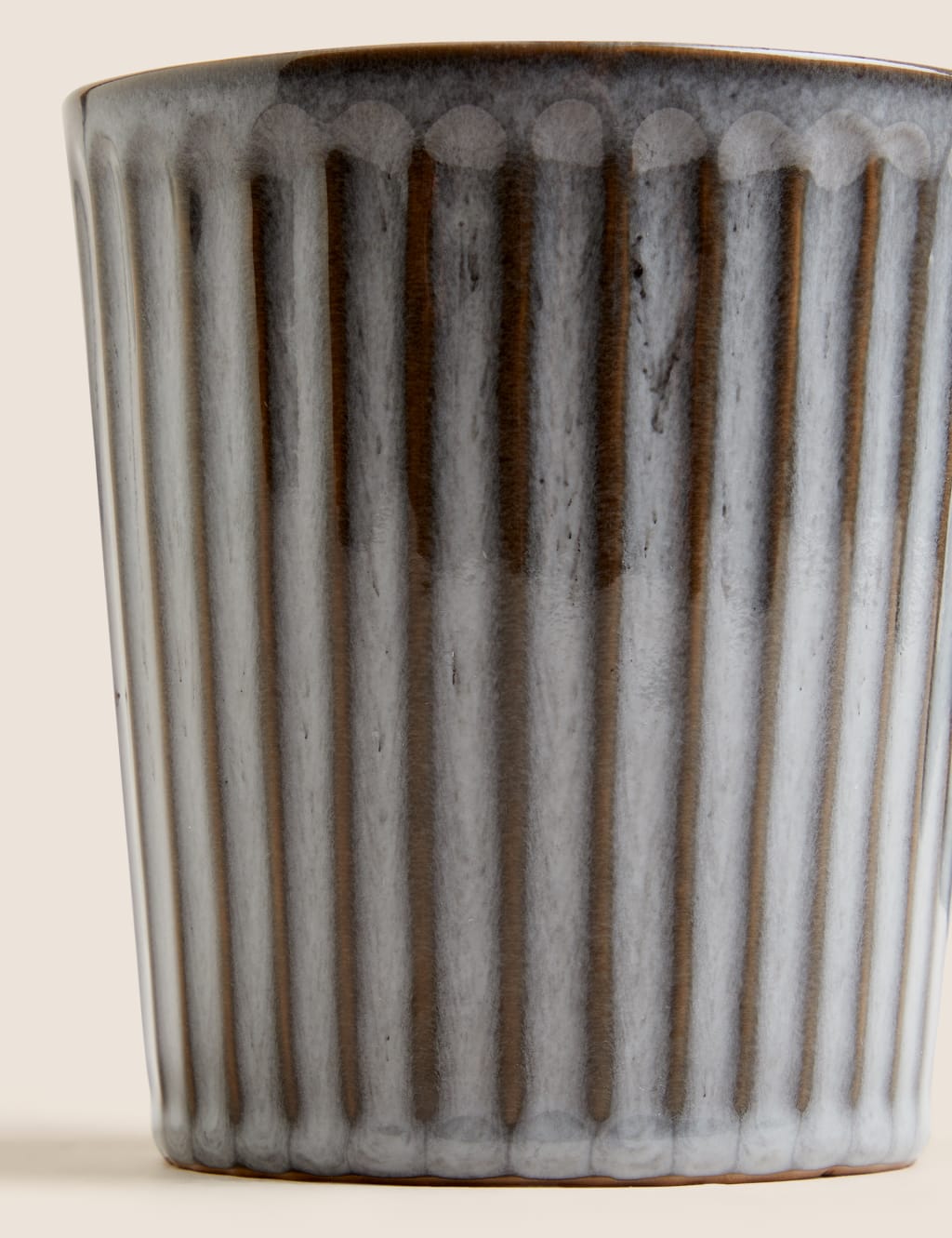 Ribbed Reactive Glaze Mug 2 of 3