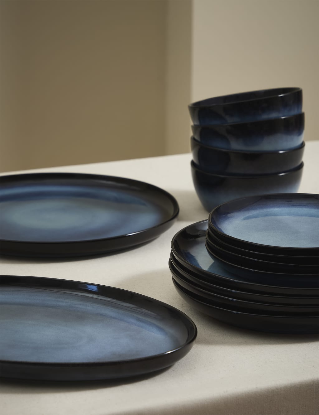 12 Piece Amberley Reactive Dinner Set 7 of 8