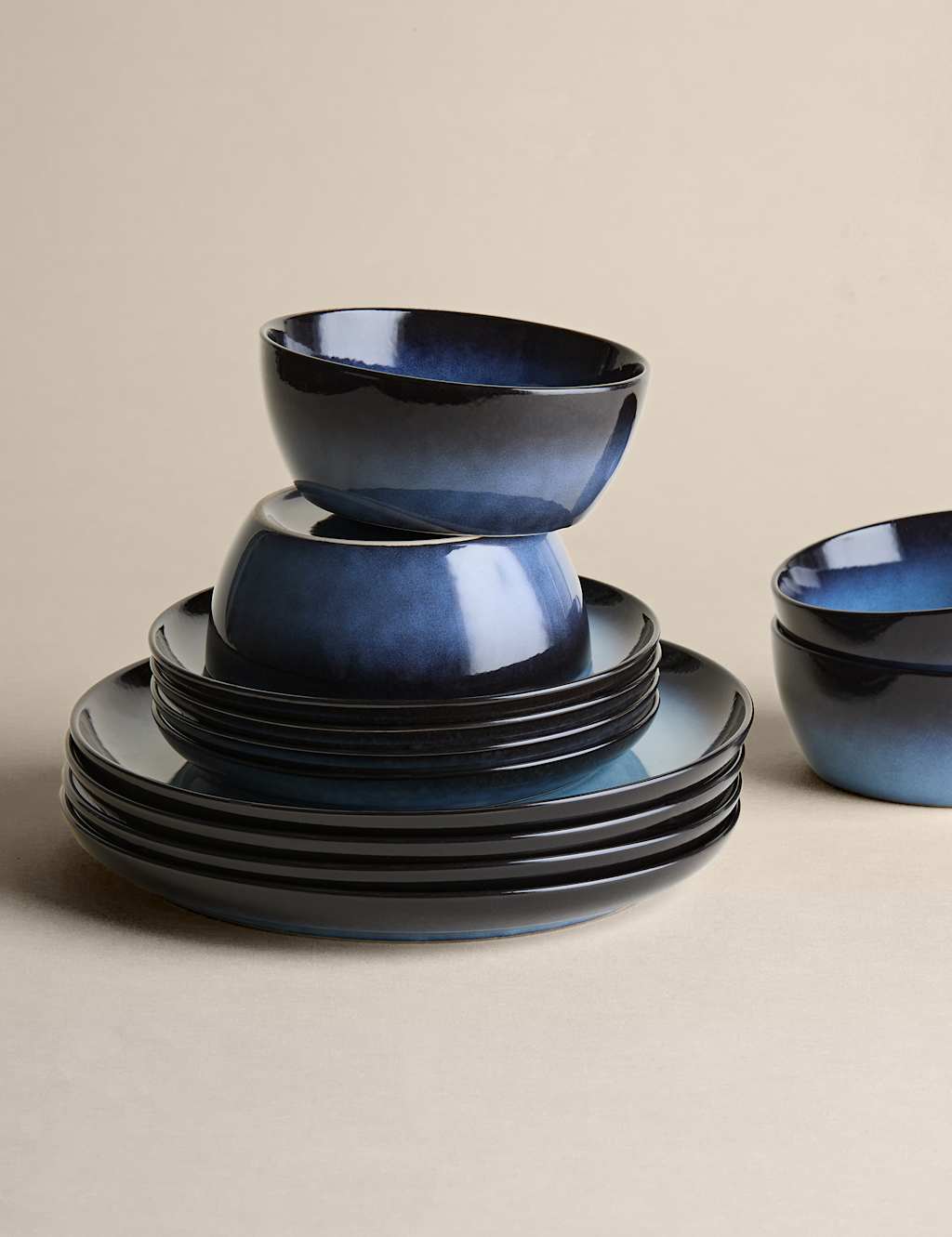 12 Piece Amberley Reactive Dinner Set 2 of 7