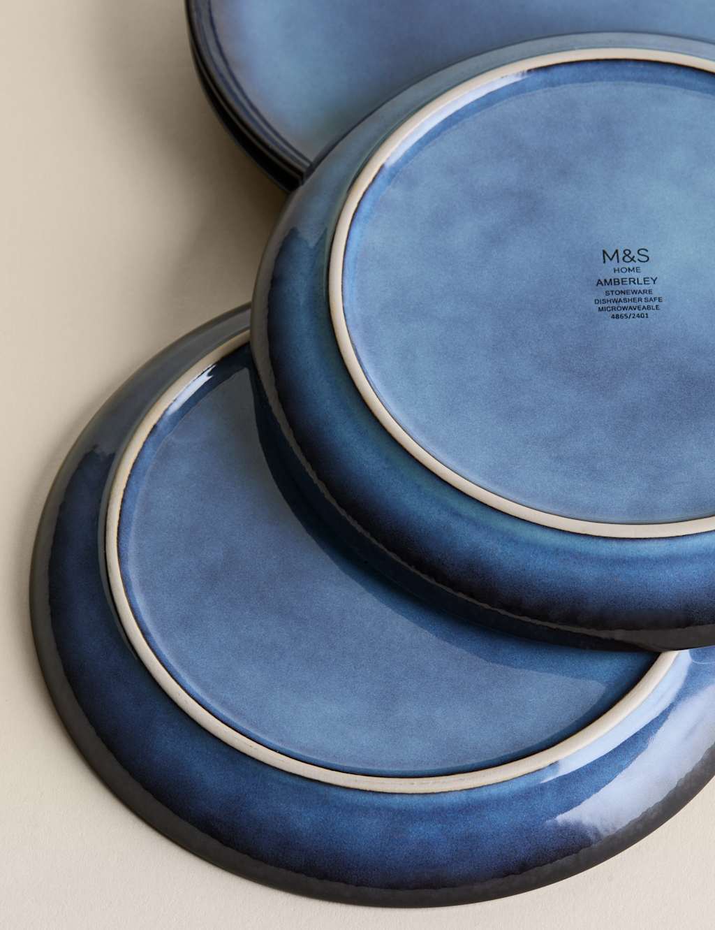 Set of 4 Amberley Reactive Side Plates 4 of 4