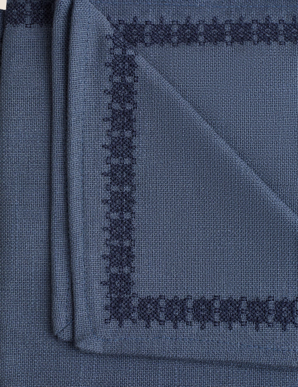 Set of 4 Pure Cotton Embroidered Napkins 3 of 3