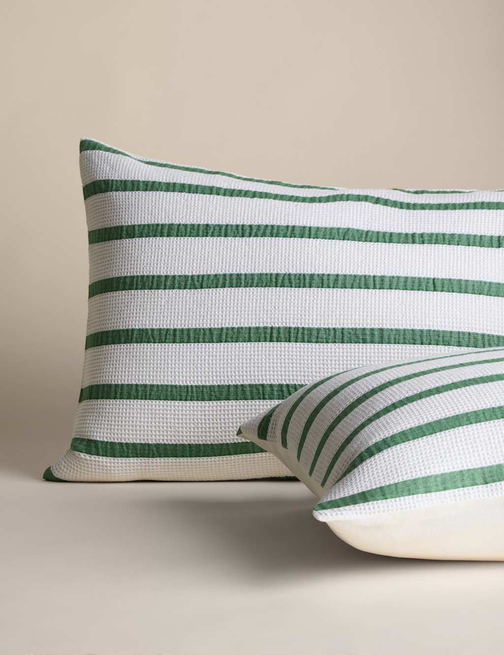 Pure Cotton Contrast Striped Waffle Bedding Set 3 of 6