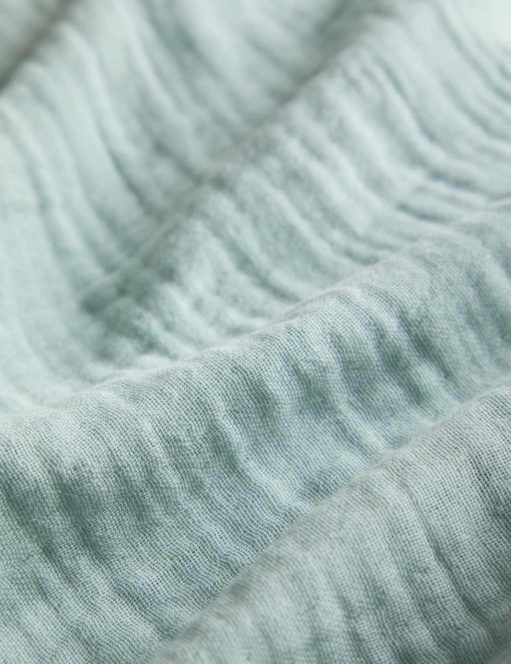 2pk Pure Cotton Muslin Pillowcases 3 of 3