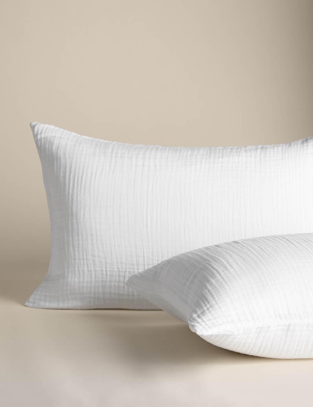 2pk Pure Cotton Muslin Pillowcases 2 of 3