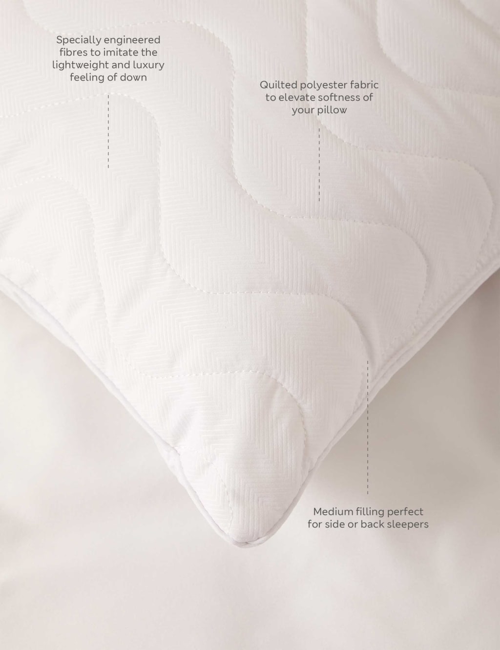 2pk Soft As Down Medium Pillows 4 of 4