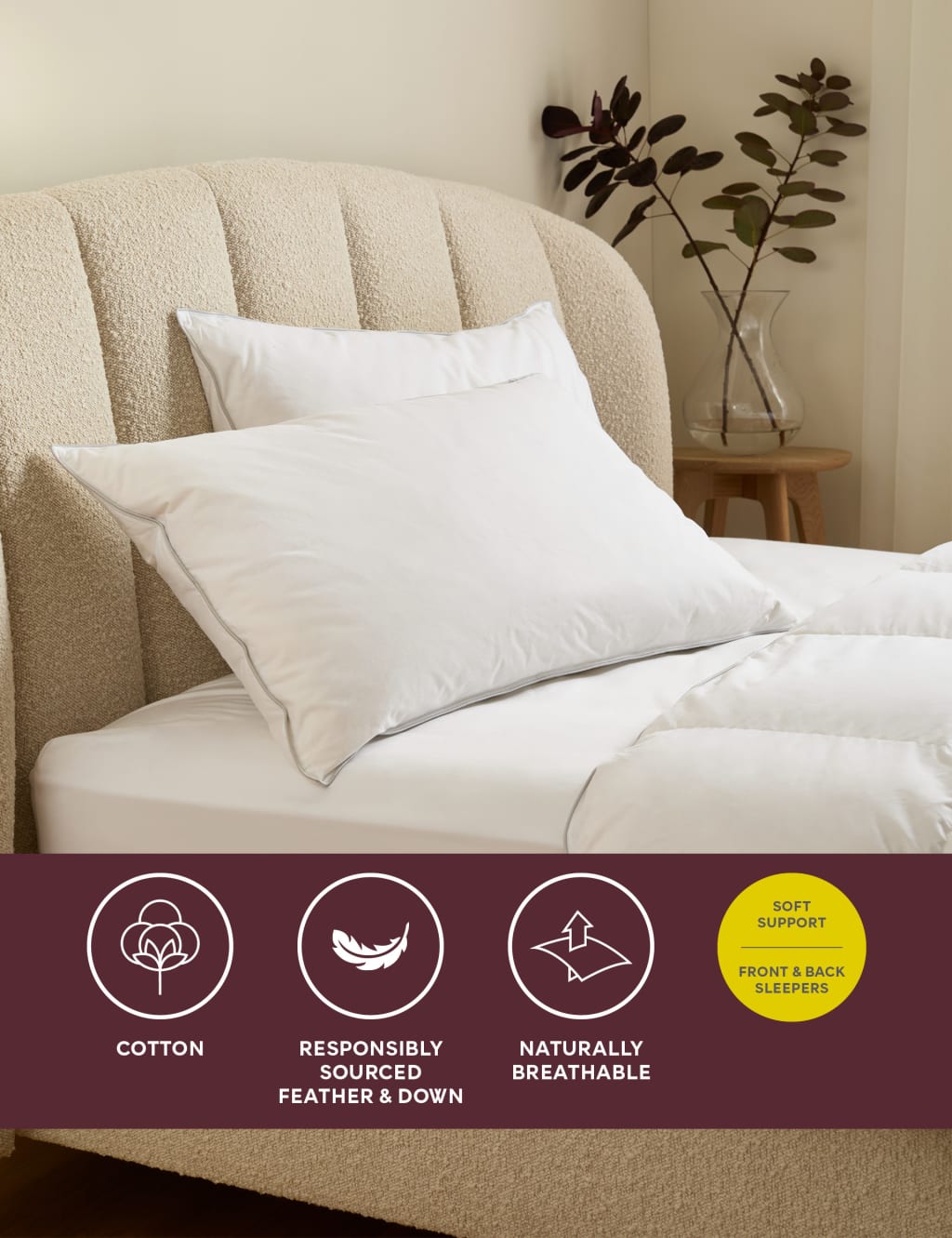 M&s duvets & pillows shop