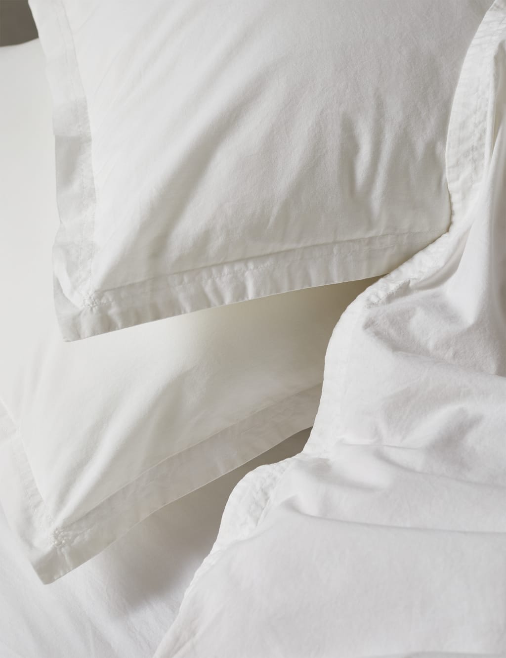 2pk Washed Cotton Square Pillowcases 2 of 2