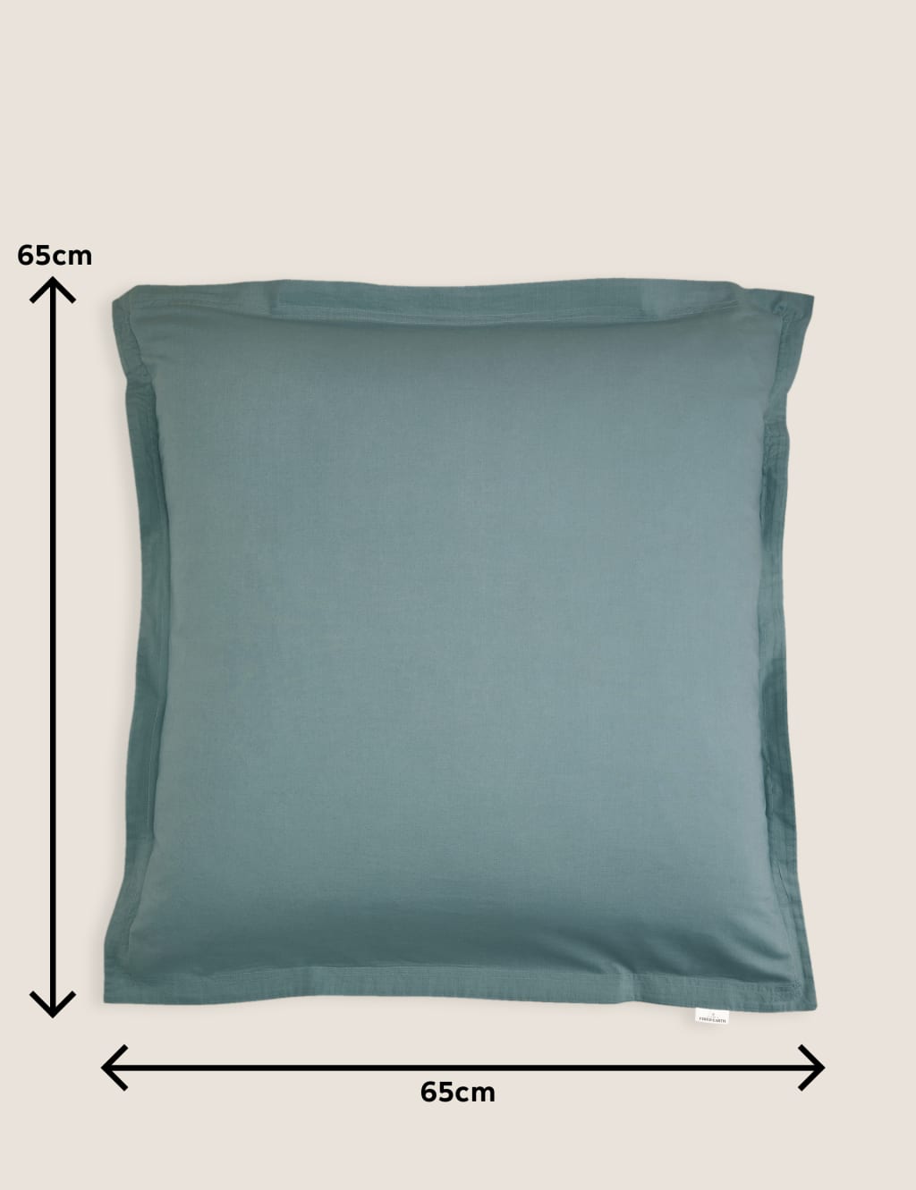 2pk Washed Cotton Square Pillowcases M S X Fired Earth M S