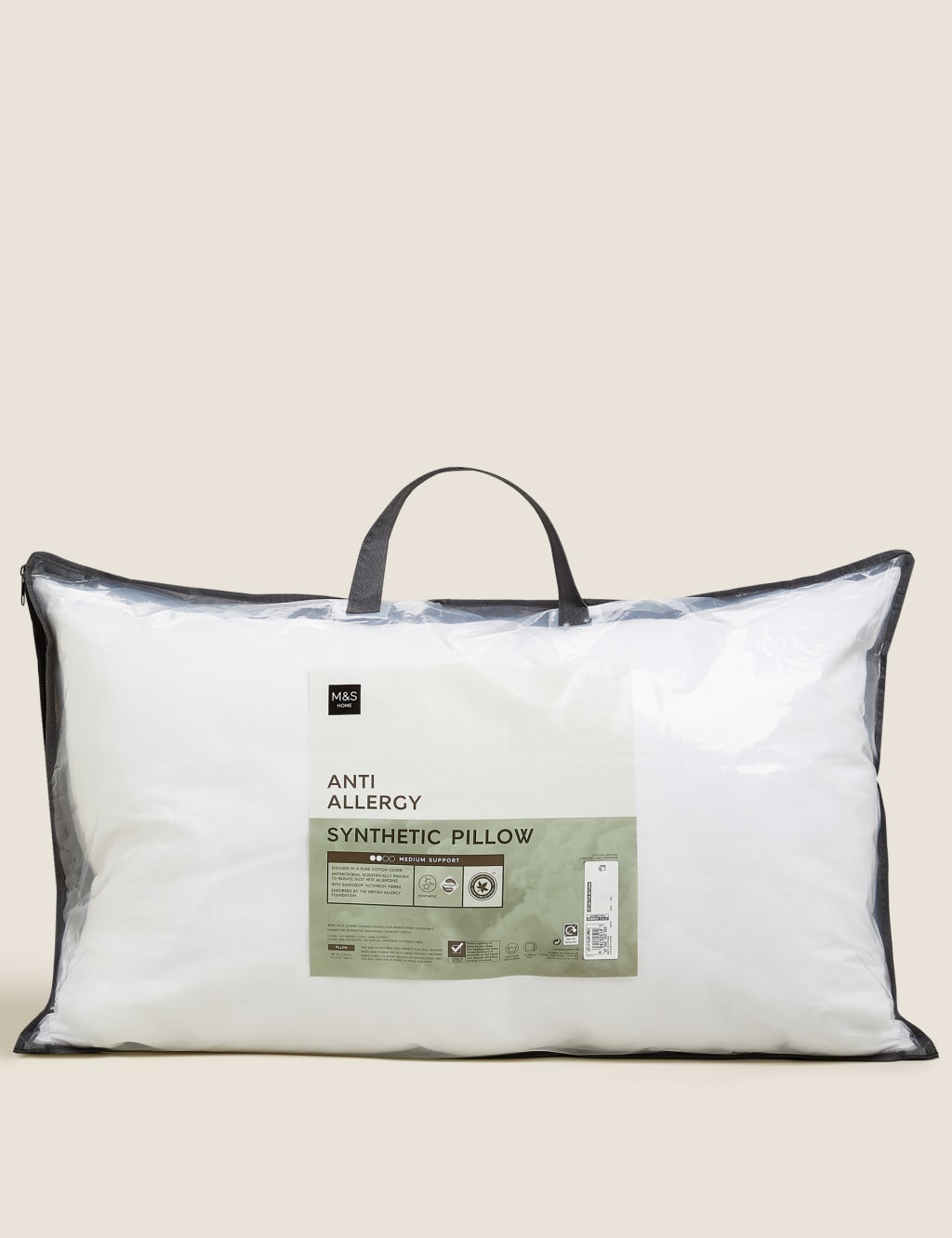 M&s anti allergy pillows cheap