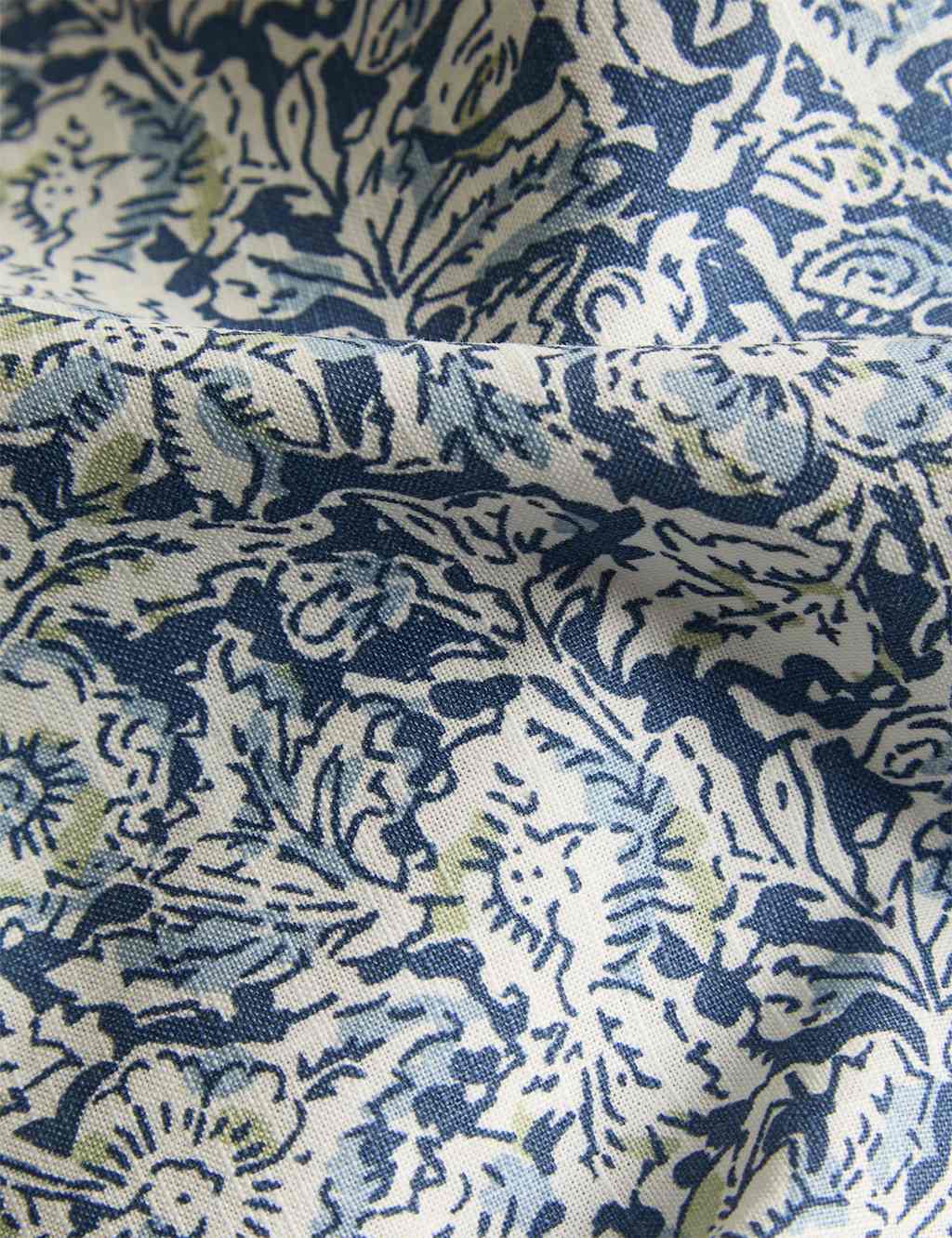 Pure Cotton Woodblock Floral Bedding Set 5 of 6
