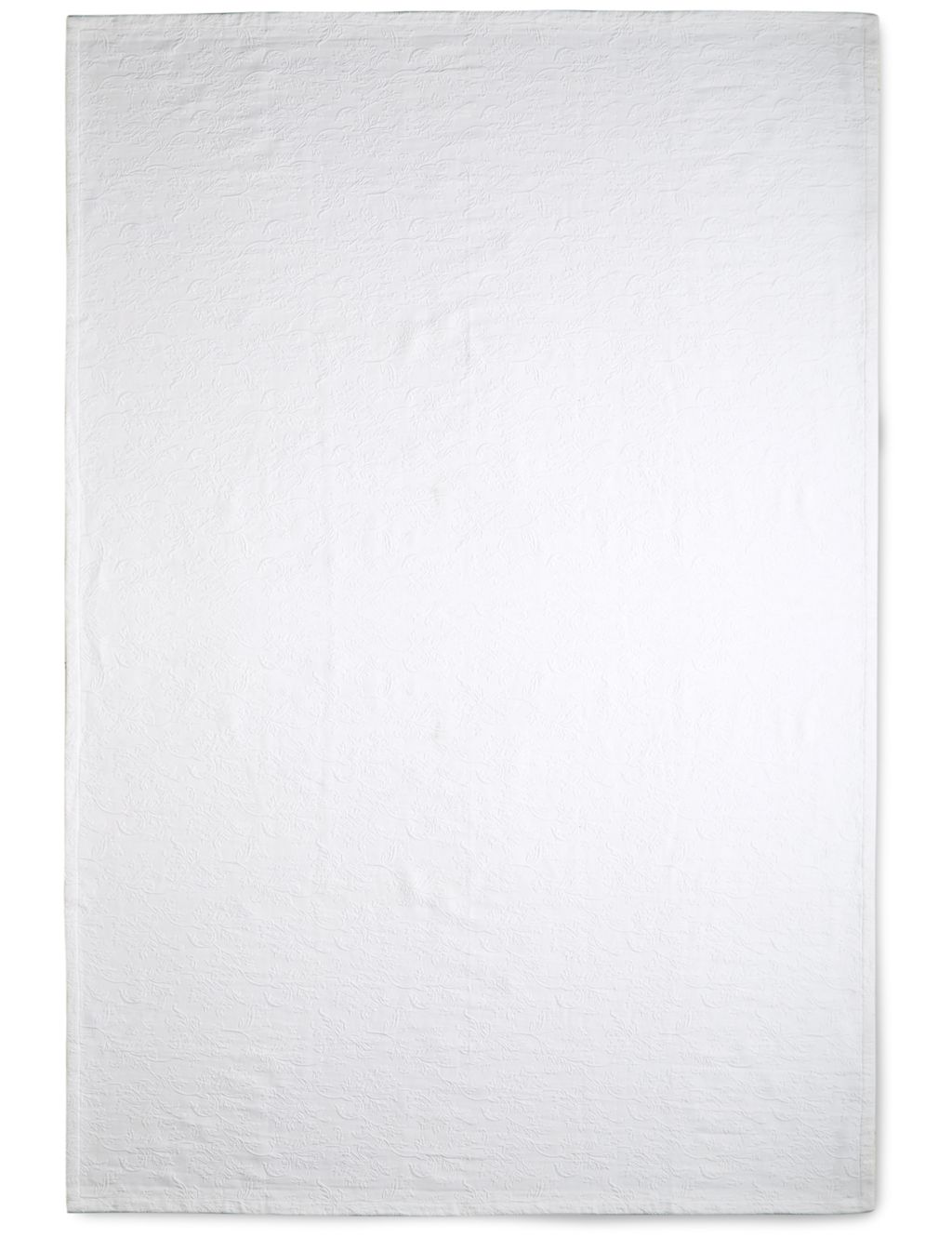 Floral Print Matelassé Bed Throw 5 of 6