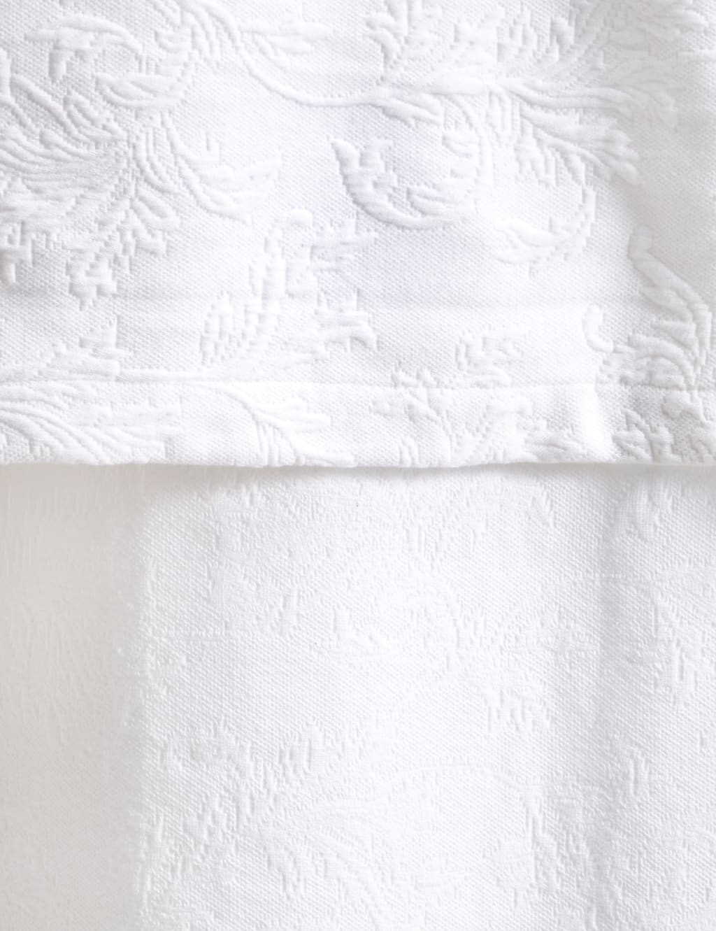 Floral Print Matelassé Bed Throw 2 of 6