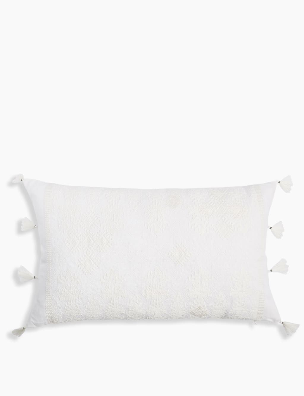 Embroidered Tassels Cushion 1 of 4