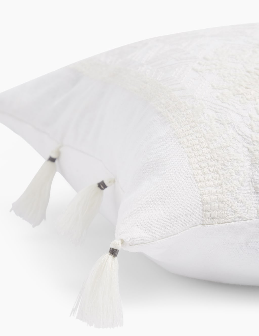 Embroidered Tassels Cushion 3 of 4