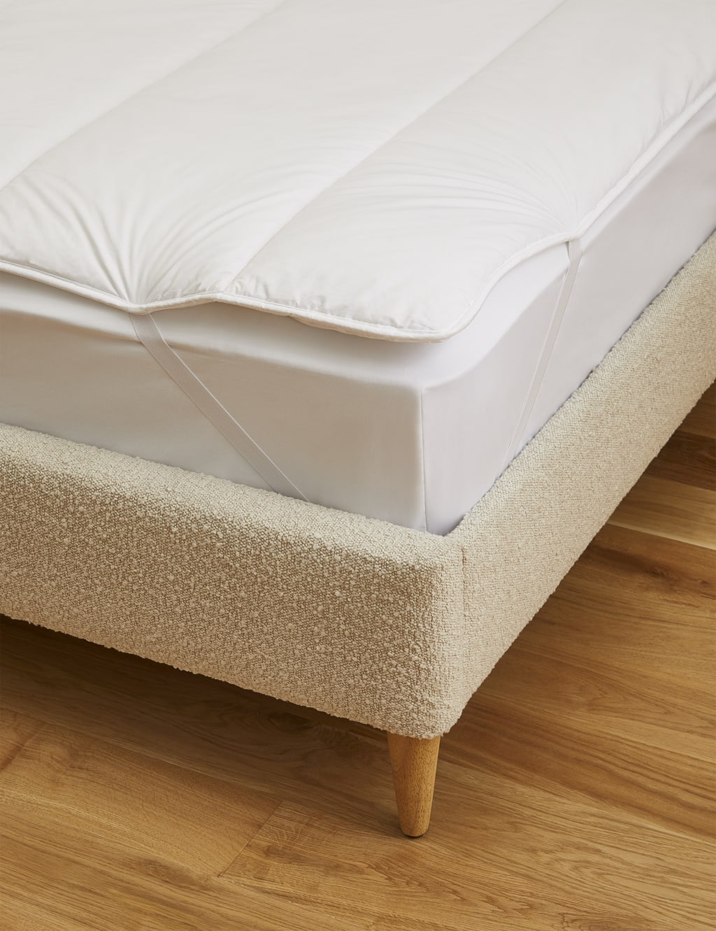 Wool pillow top mattress topper top