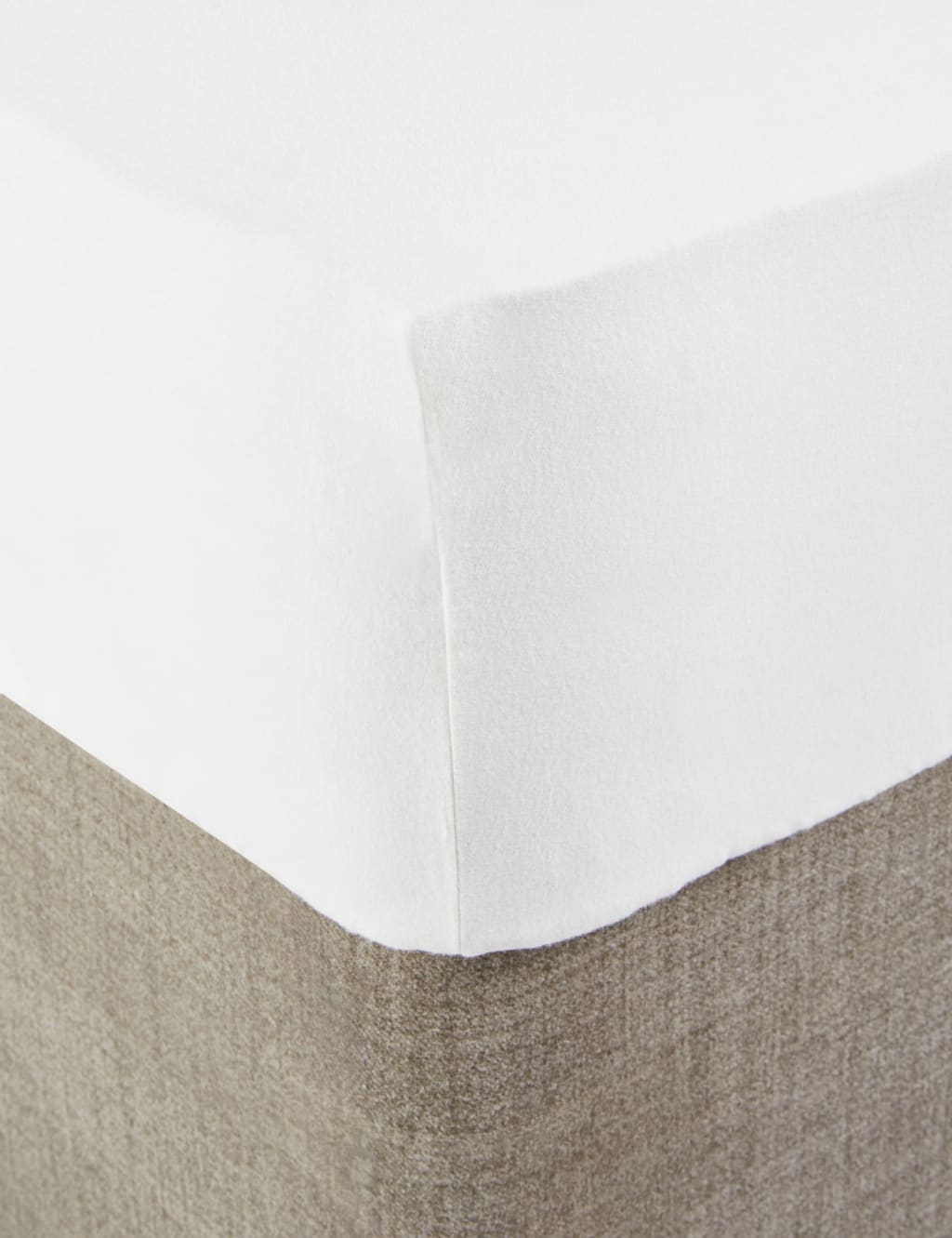 Pure Brushed Cotton Deep Fitted Sheet 3 of 3