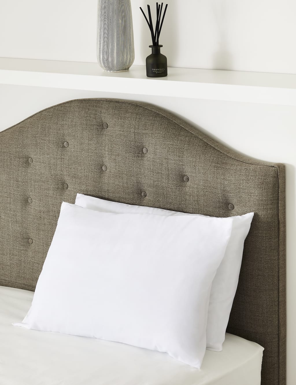 2 Pack Microfibre Medium Pillows 2 of 4