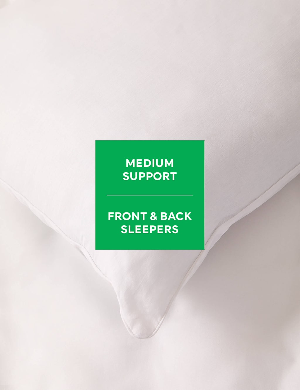 2pk Goose Feather & Down Medium Pillows 2 of 4