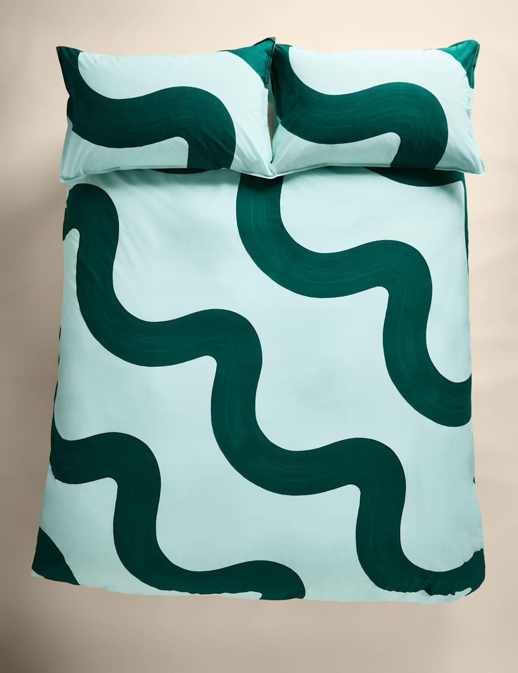 Cotton Rich Large Swirl Bedding Set 4 of 7