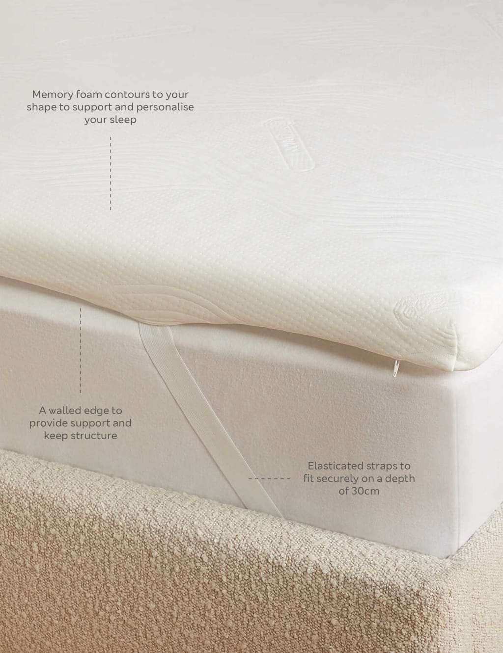 Memory Foam Contour 6cm Mattress Topper 4 of 4