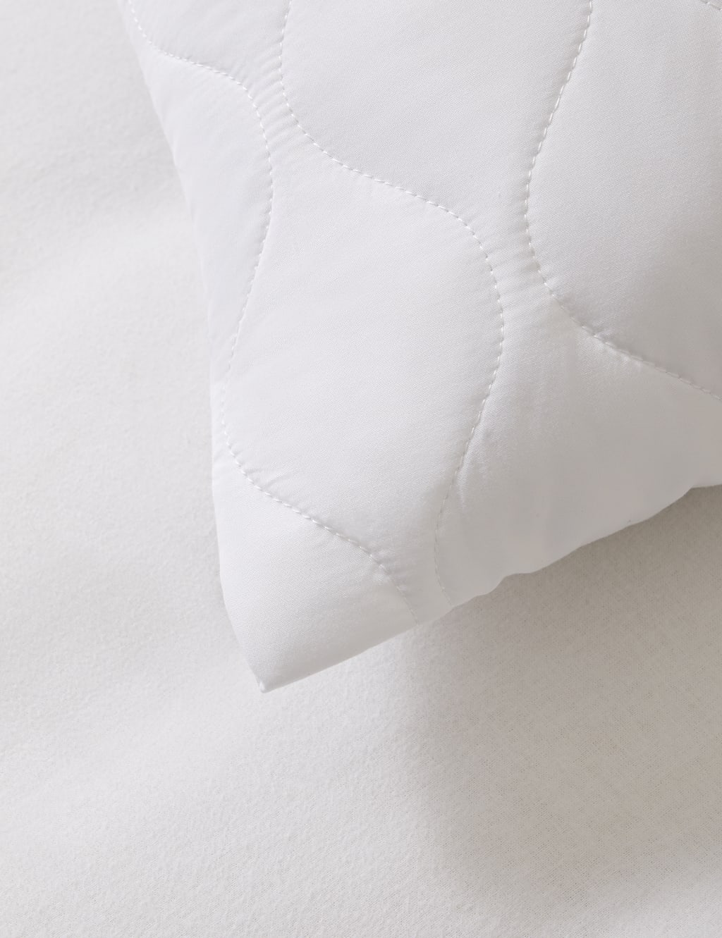 2pk Fresh & Cool Quilted Pillow Protectors 2 of 4